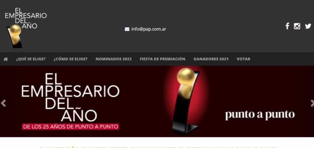 Empresario del Año: cómo votar a los mejores del 2022