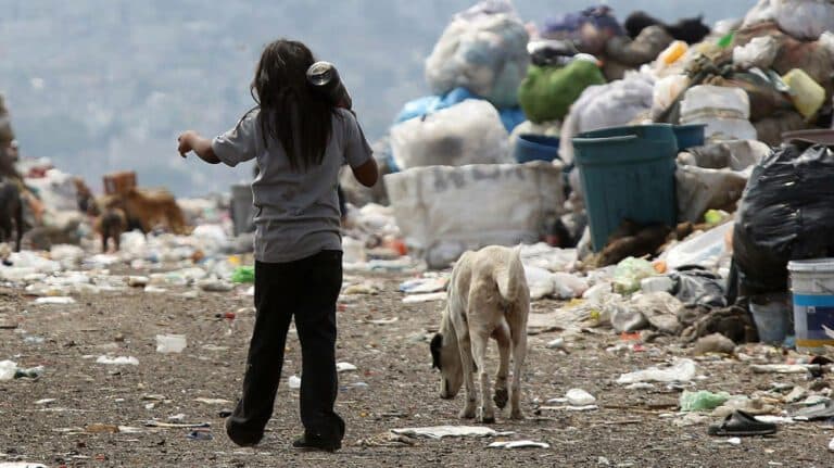 La pobreza afecta al 39,2% de la población del país