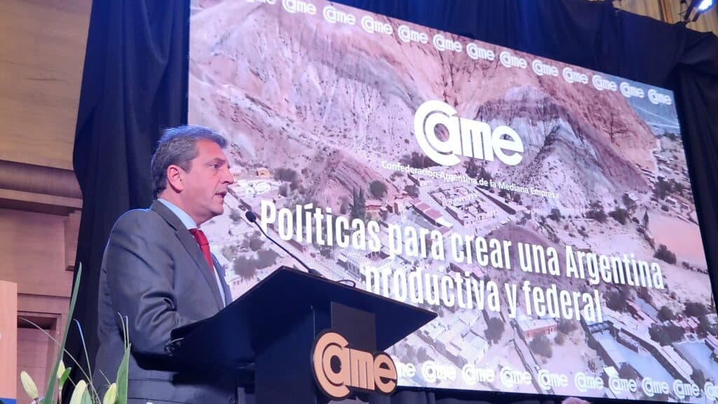 Massa anunció el «dólar pyme» para alentar las exportaciones