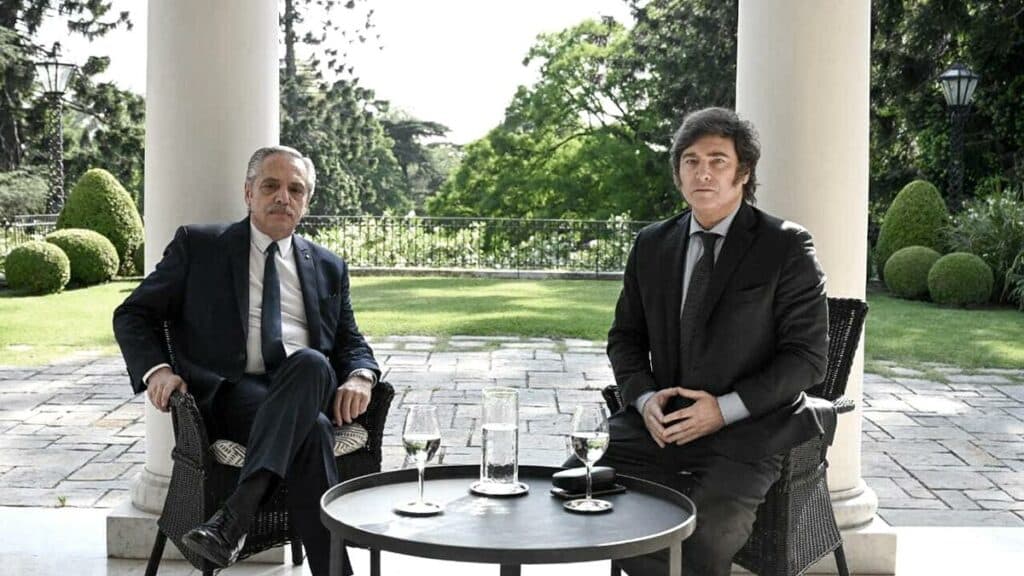 Transición día 1: con la economía en el centro, se reunieron Milei y Fernández