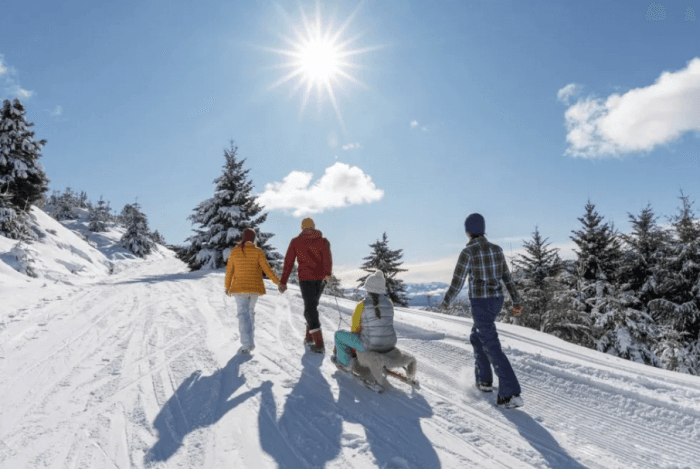 Cuánto dinero necesita una familia para «una escapadita» durante las vacaciones de invierno