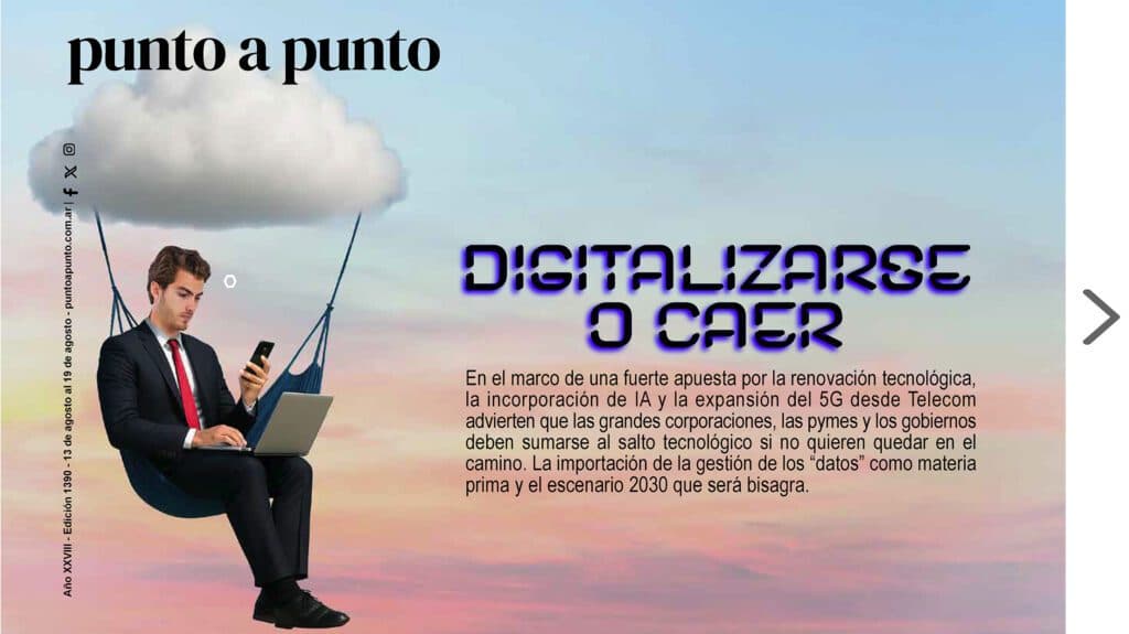 Edición 1390: digitalizarse o caer, la advertencia de Telecom