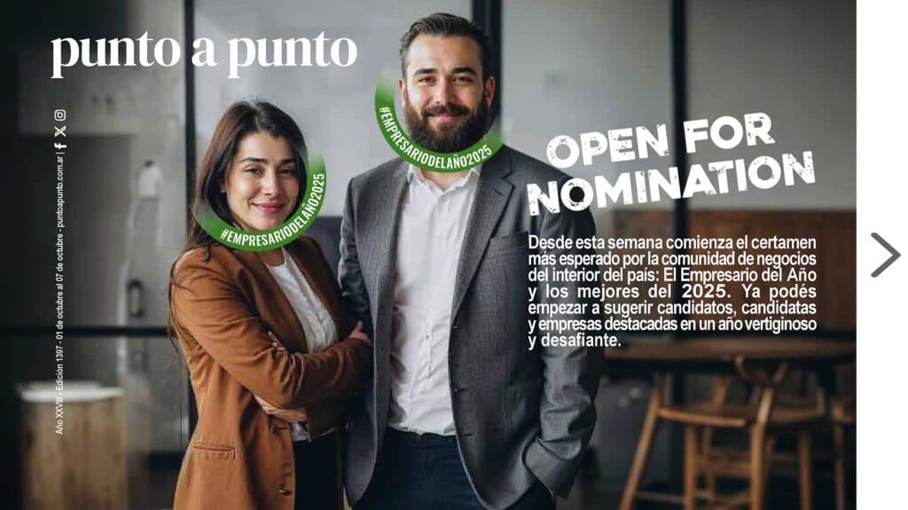 Edición 1397: Open for nomination