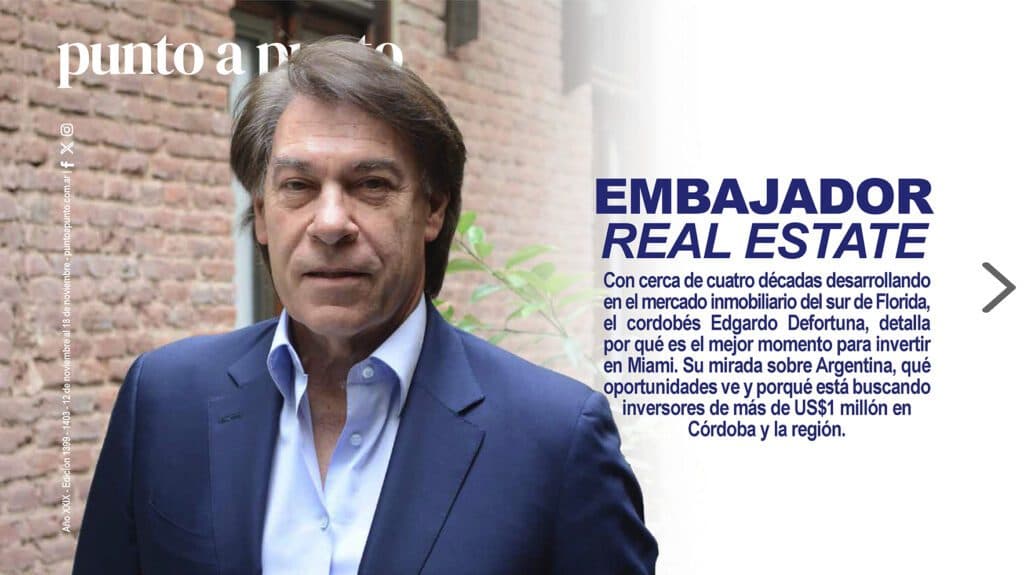 Edición 1403: Embajador real estate