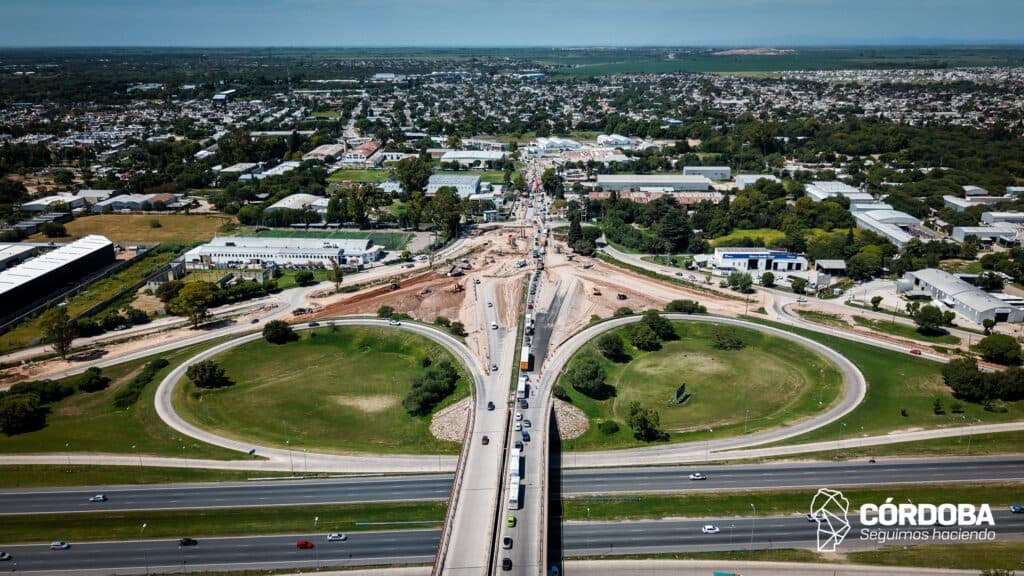Circunvalación y Ruta 36: desvíos de tránsito por obras en el altonivel