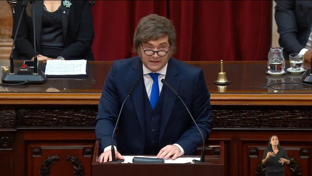 En «modo cancha», Milei abrió las Sesiones Ordinarias del Congreso: qué dijo