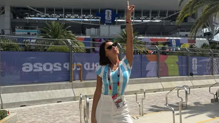 Pampita llegó a Miami y vive la previa de la selección argentina en el Mundial 2026