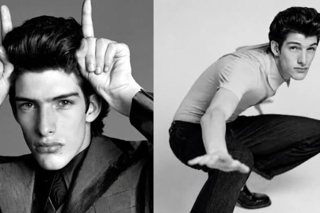 Se viralizaron las fotos de Iván de Pineda como modelo de Vogue a los 20 años: posó para Dolce & Gabbana y Armani