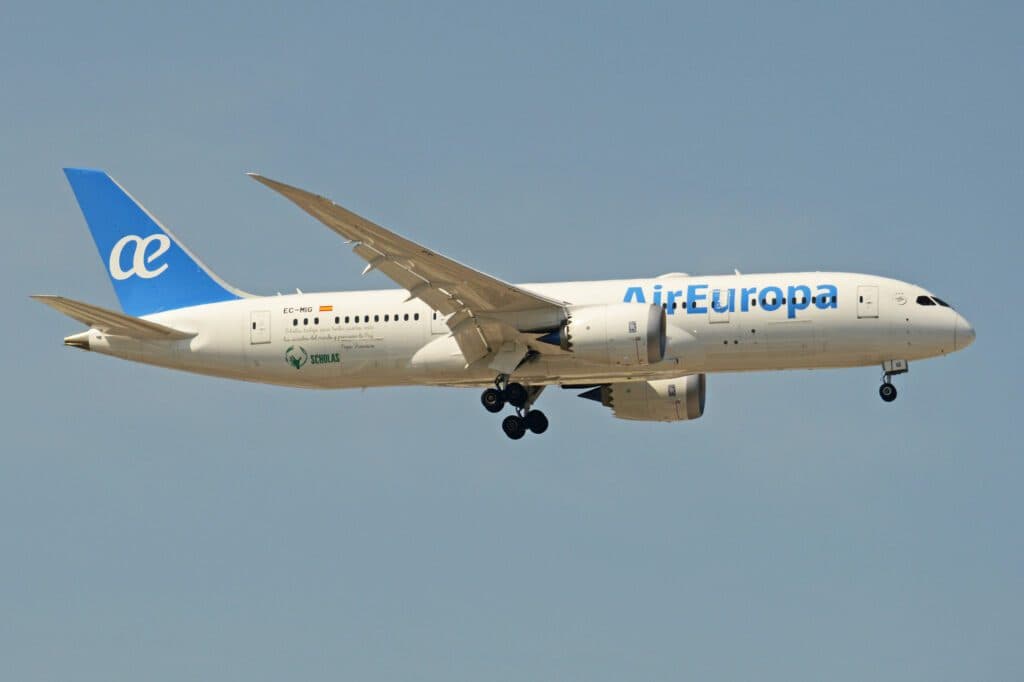 Air Europa reanuda sus vuelos a Madrid desde Córdoba