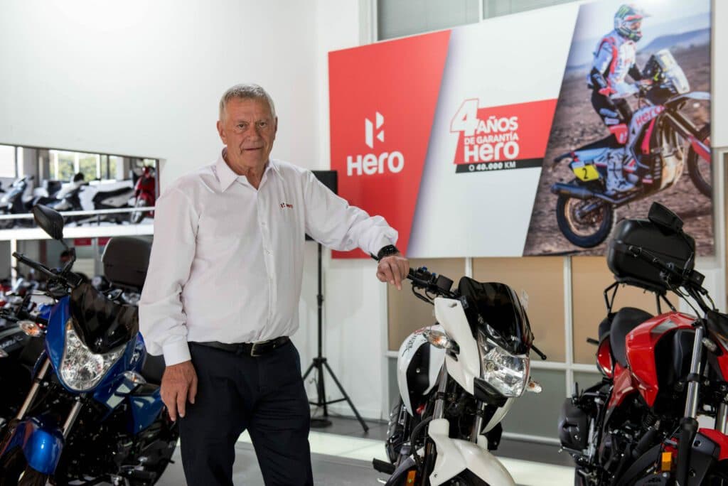 Cómo es Hero, la nueva marca de motos del «inoxidable» Pepe Franco