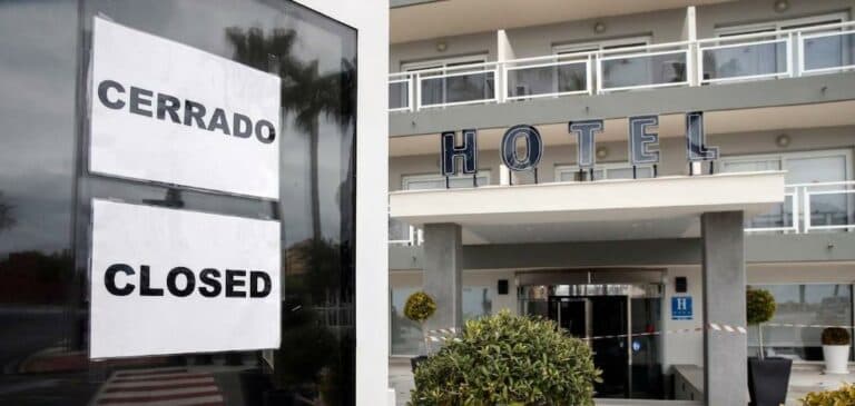 Ya cerraron cerca de 12 mil hoteles y restaurantes en todo el país