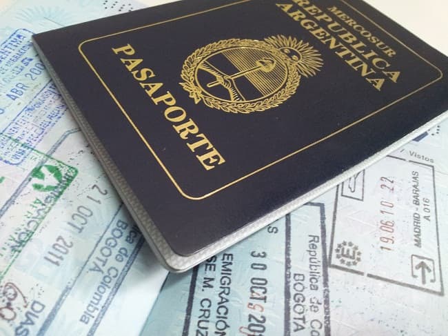 Nuevos pasaportes en argentina