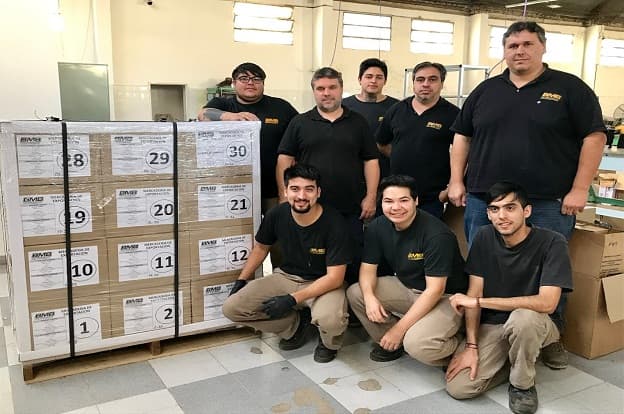 Pyme autopartista realizó su primera exportación Uruguay