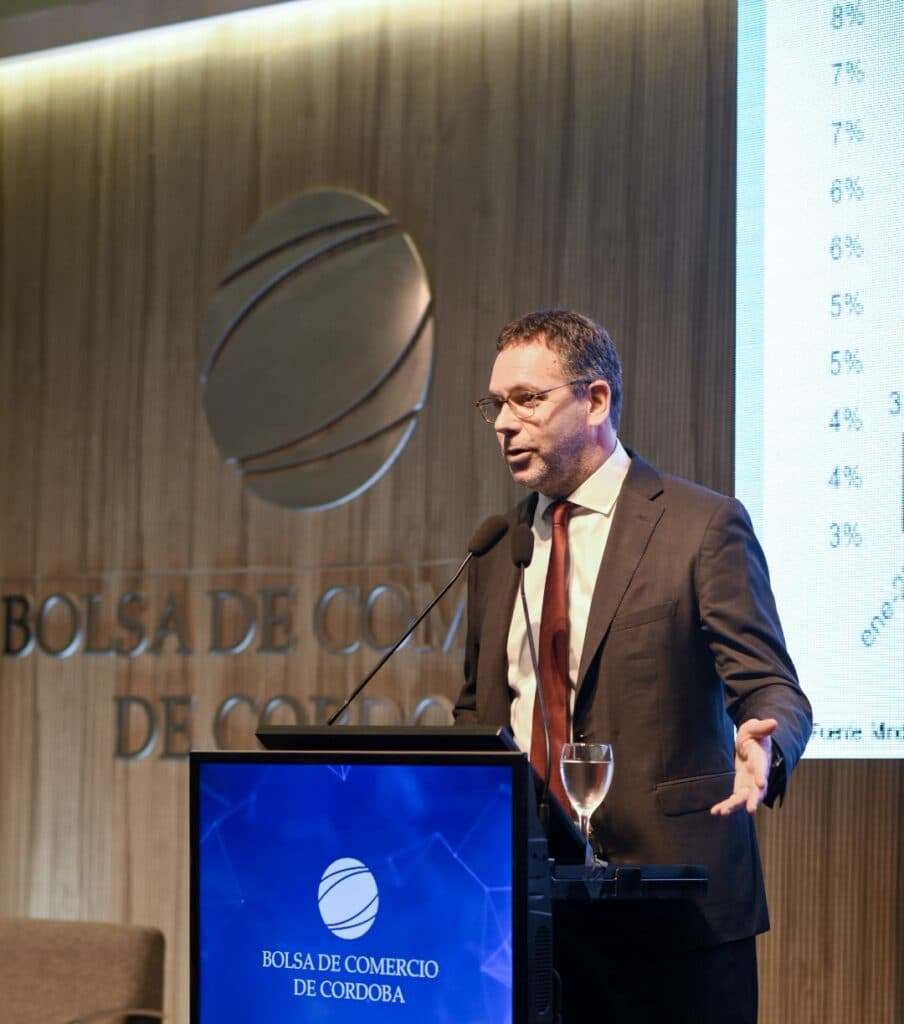 Sandleris en la Bolsa: “por primera vez en muchos años no hay un escenario de catástrofe”