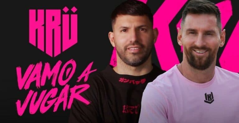 Vamo’ a jugá: Messi se sube a Kru, el equipo de e-sports del «Kun» Agüero