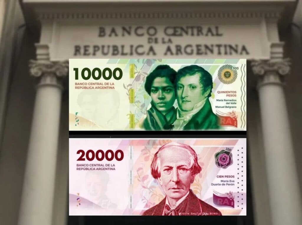 El nuevo billete de $10.000 comenzará a circular en mayo y el de $20.000 a fin de año