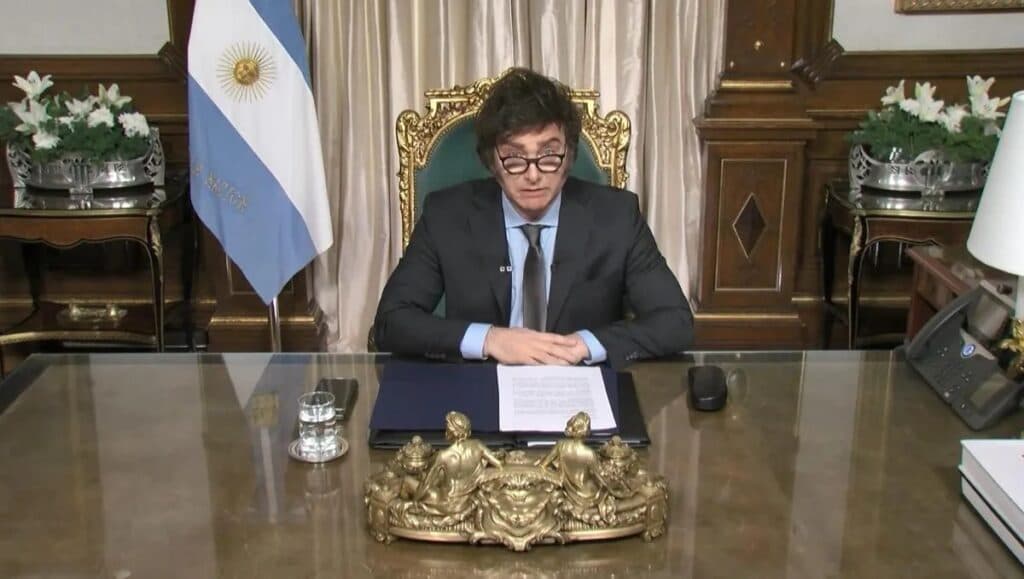 Milei celebró el superávit fiscal del primes trimestre: las frases destacada de su discurso