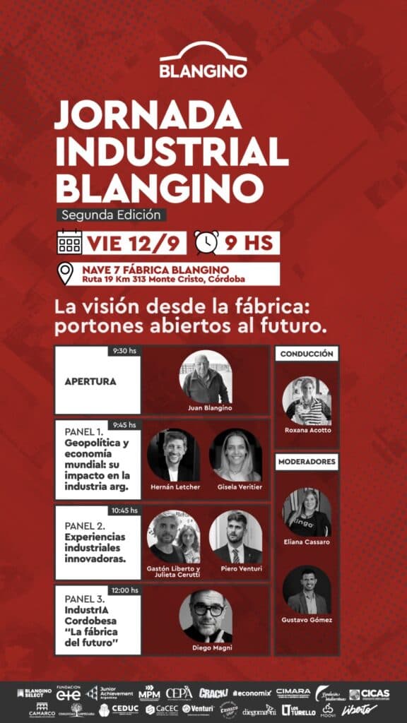 Para agendar: Blangino abre las puertas de su fábrica para la II Jornada Industrial