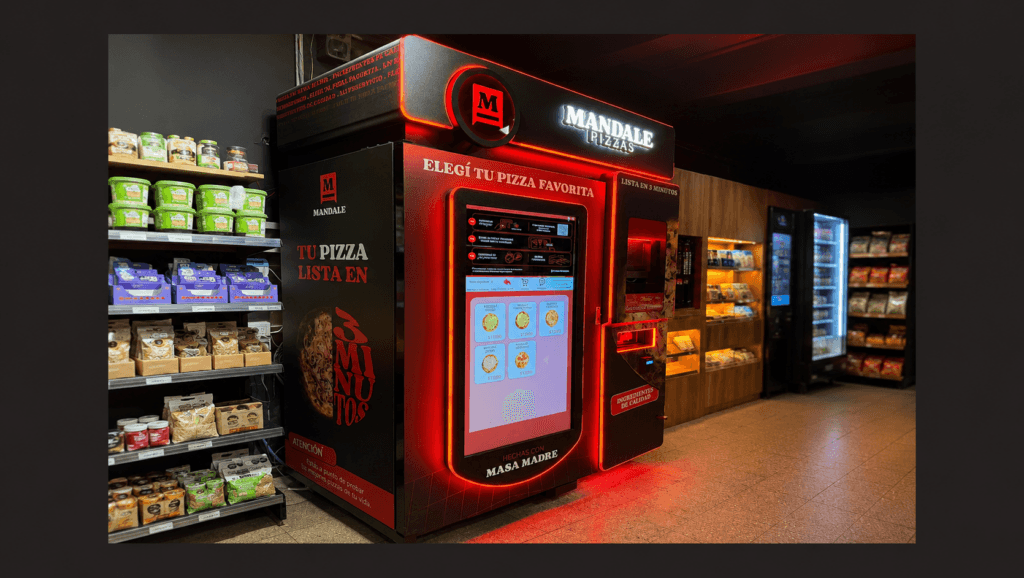 Córdoba suma máquinas expendedoras de pizzas y la startup detrás ya proyecta expandirse por el país