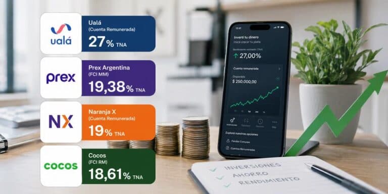Se encienden las tasas: cuáles son las billeteras virtuales y bancos que más rendimiento están pagando