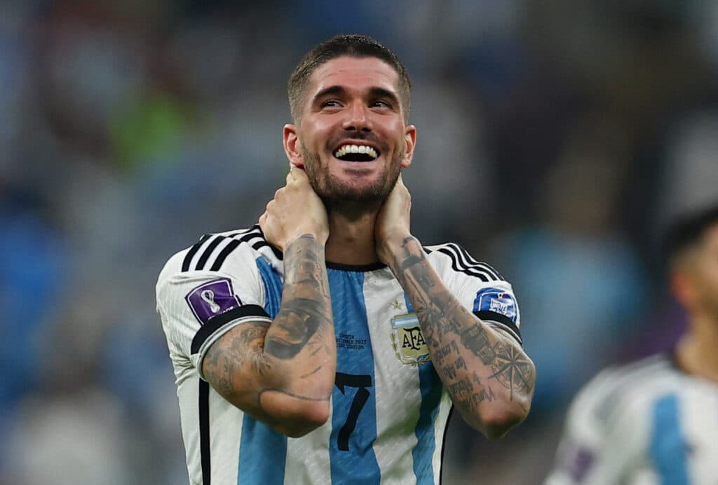 Rodrigo De Paul, “el más lindo” del Mundial, según una encuesta