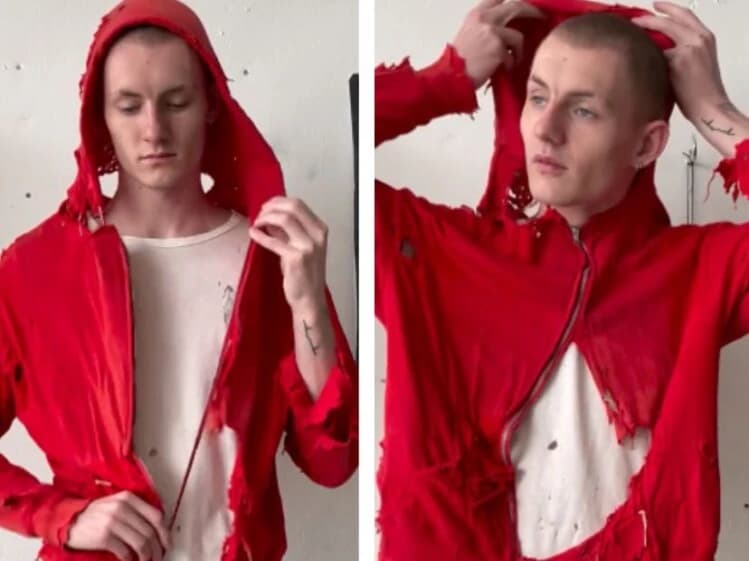Colección “Destroyed” de Remnants: ruina estética, provocación y moda de significados