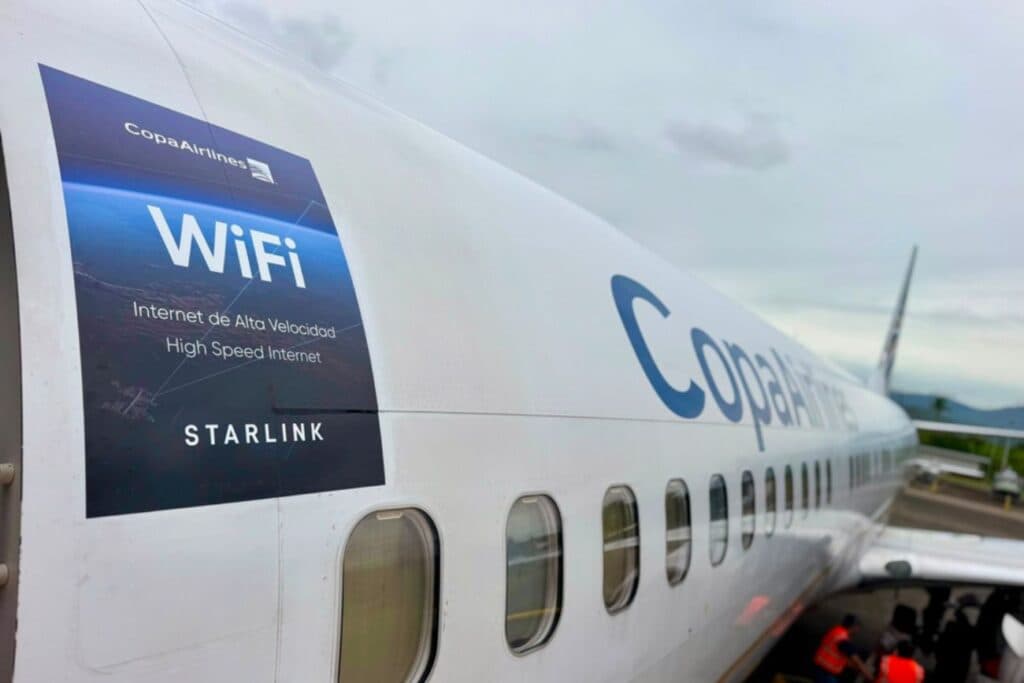 Copa Airlines incorpora Starlink y se convierte en la primera aerolínea de Latinoamérica con WiFi de alta velocidad a bordo