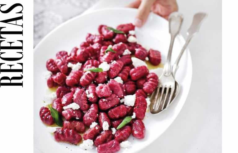 #RECETASOCIO – Ñoquis veganos de remolacha by Mente en Verde