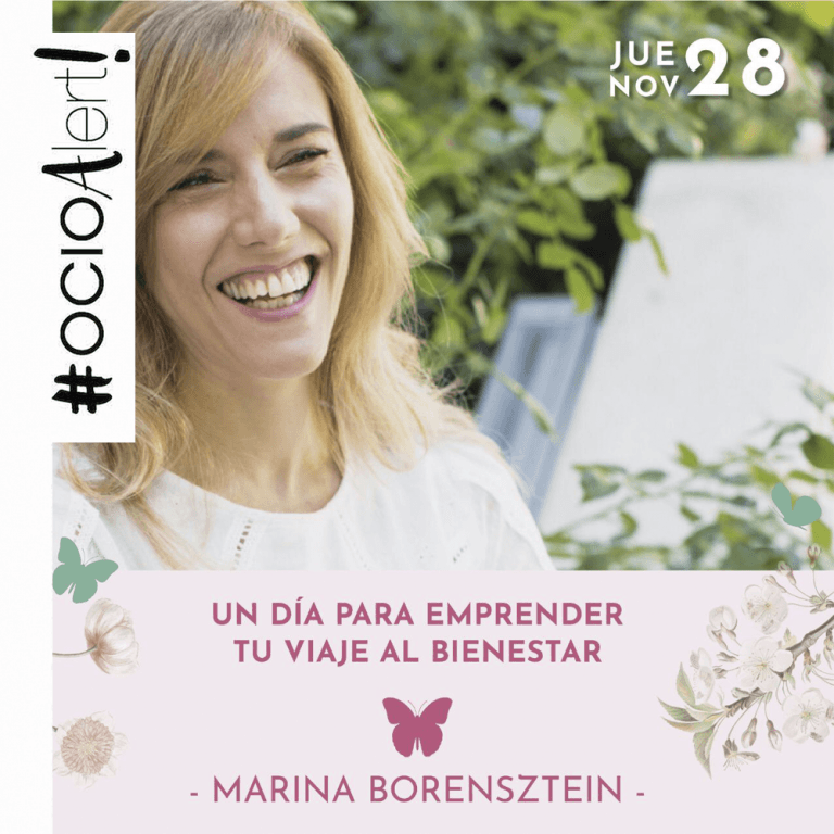 #OCIOALERT – Marina Borensztein: Un día para emprender tu viaje al bienestar