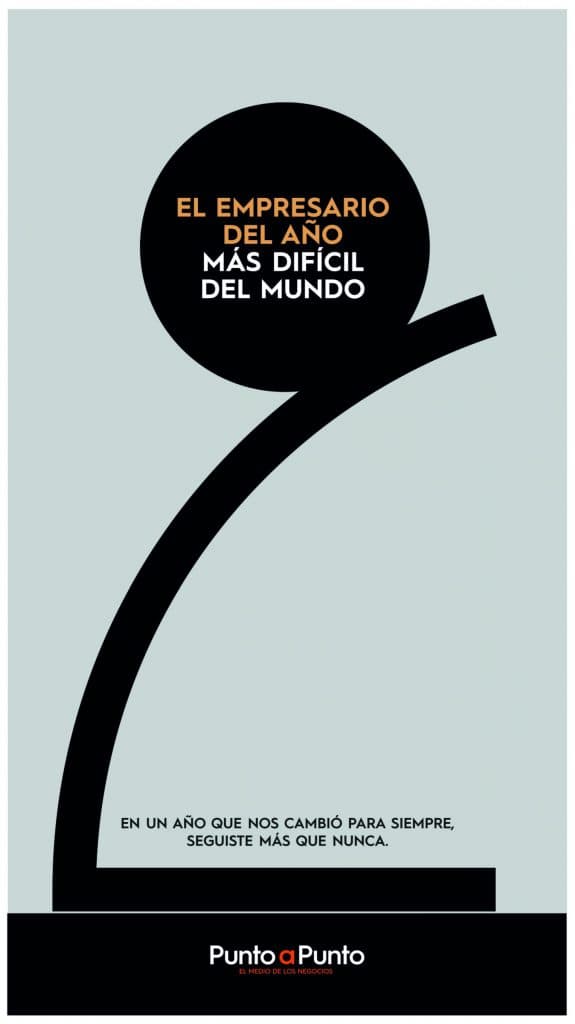 ¡ ES HOY! CONECTATE POR STREAMING AL EMPRESARIO DEL AÑO DE PUNTO A PUNTO