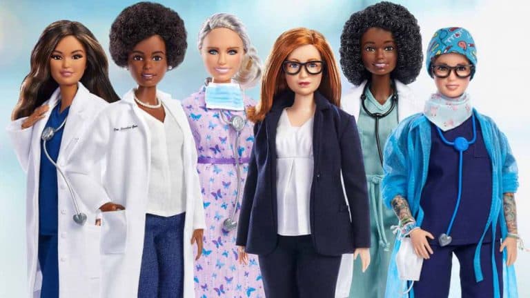 BARBIE lanzá nuevas figuras homenajeando a las profesionales de la salud en pandemia