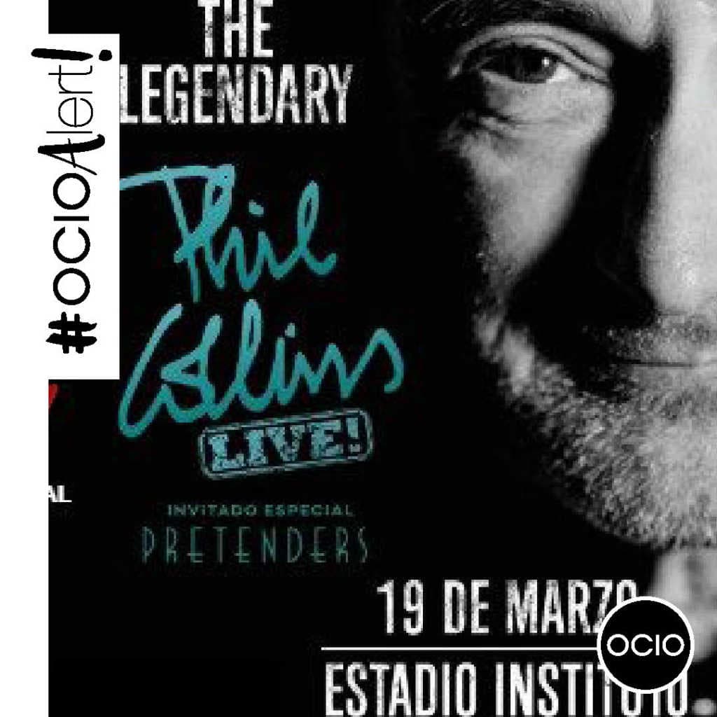 Phil Collins se presenta HOY 19 de marzo en el Club Instituto de Córdoba