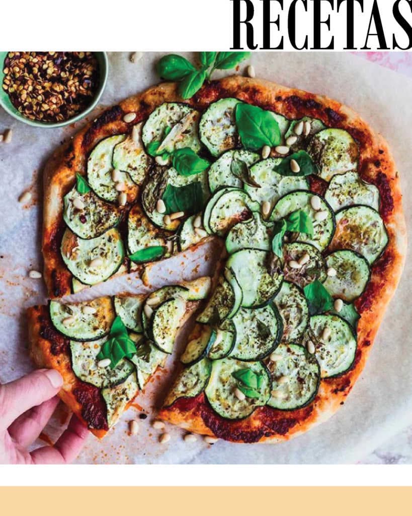 #RECETASOCIO – Pizza vegana de Zucchinis
